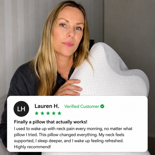 VELORA™ Neck Relief Contour Pillow